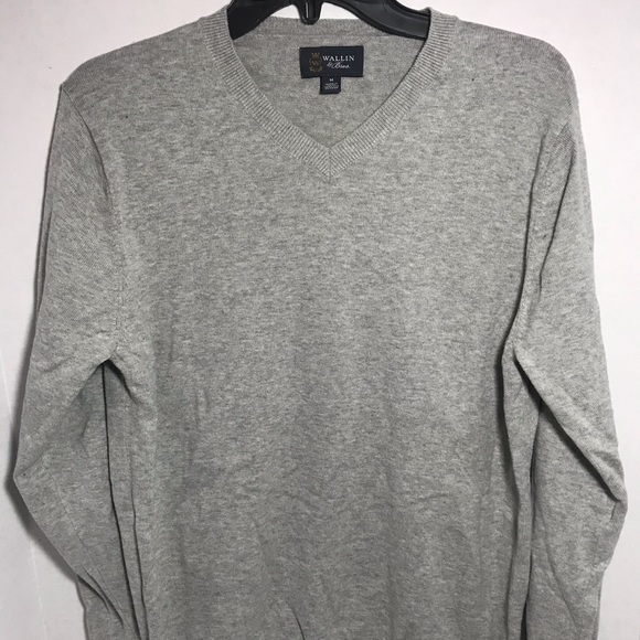 Wallin & Bros Other - Wallin & Bros LS Sweater Medium Light Gray NWOT